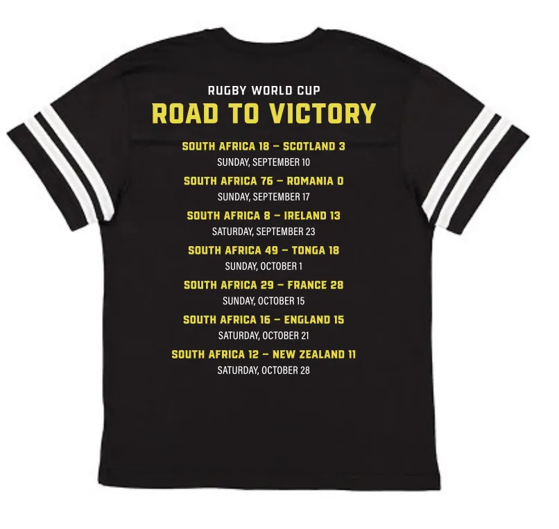 South Africa RWC 23 Champions Football Tee