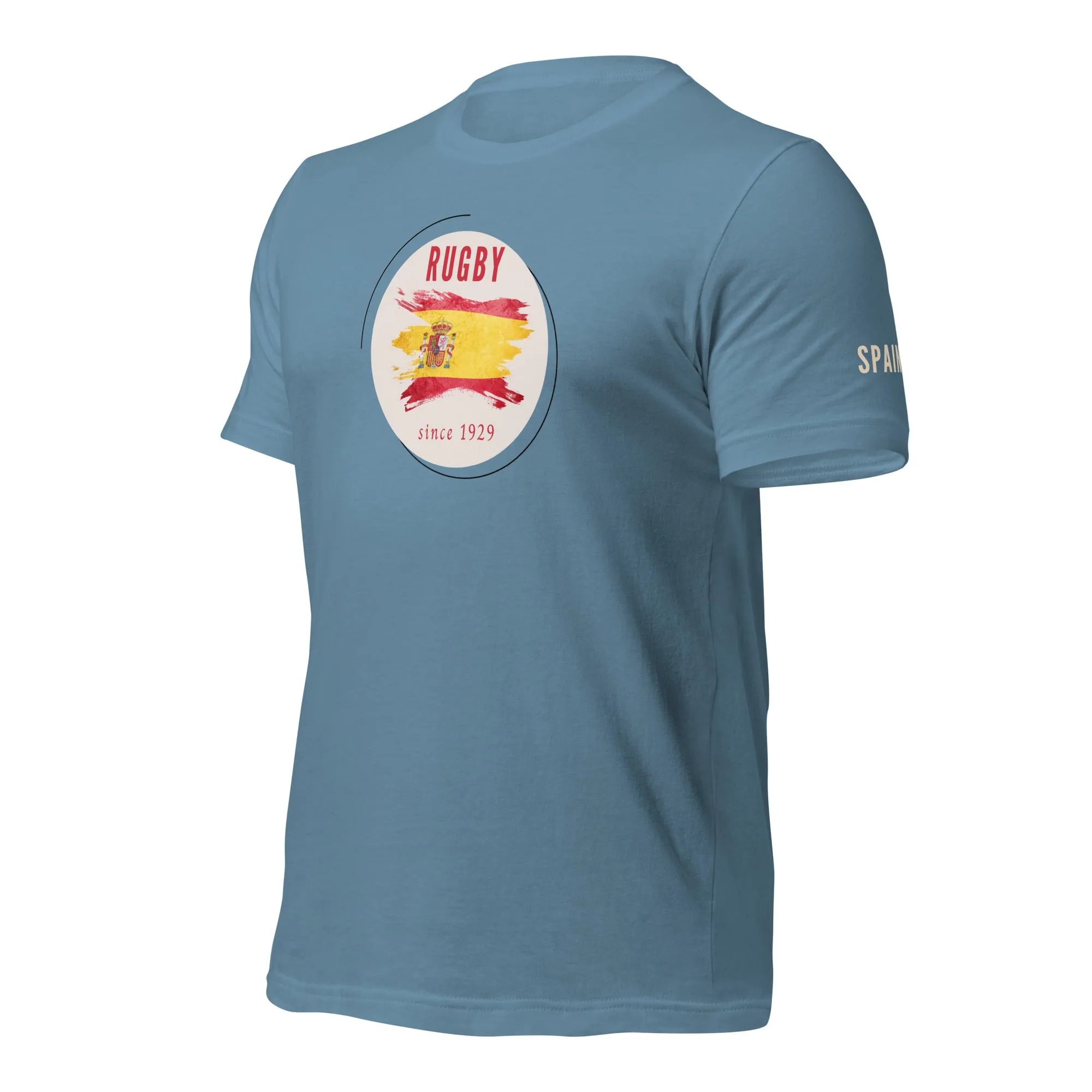 Spain Rugby Since 1929 Blue Cotton T-Shirt