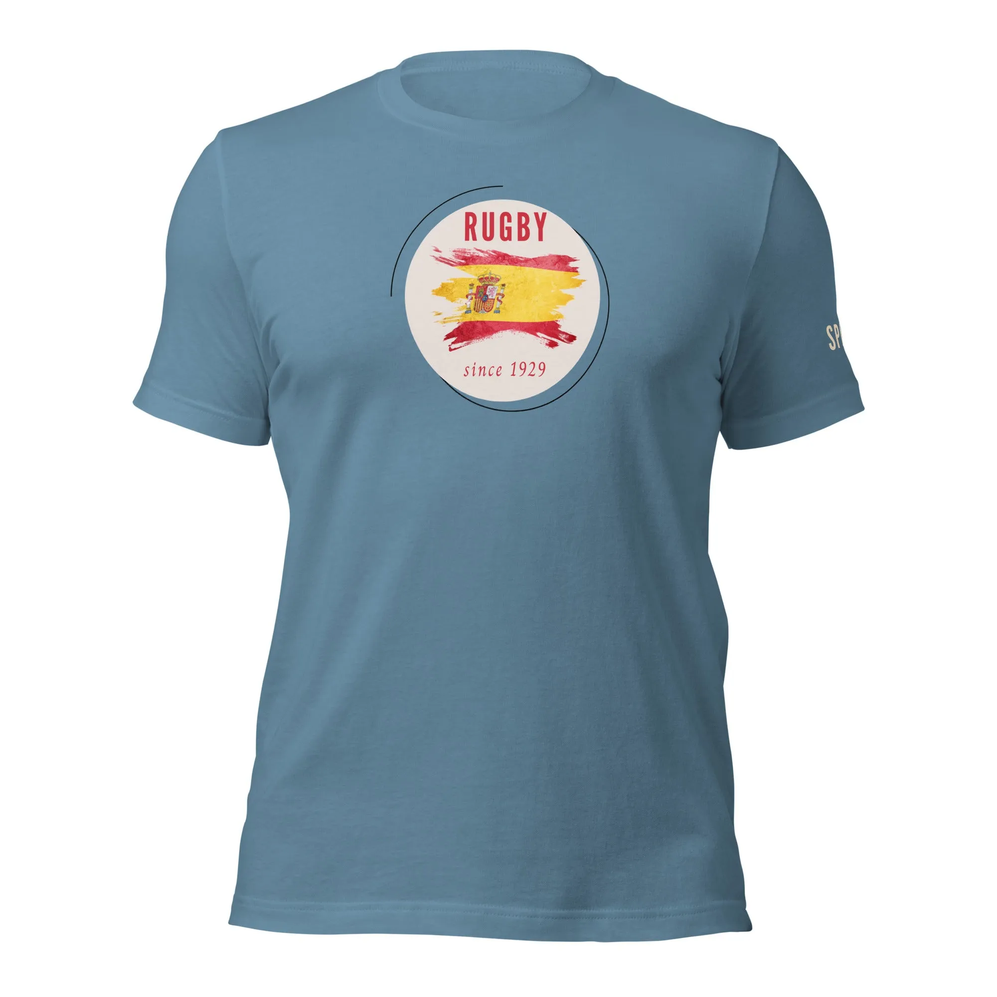 Spain Rugby Since 1929 Blue Cotton T-Shirt