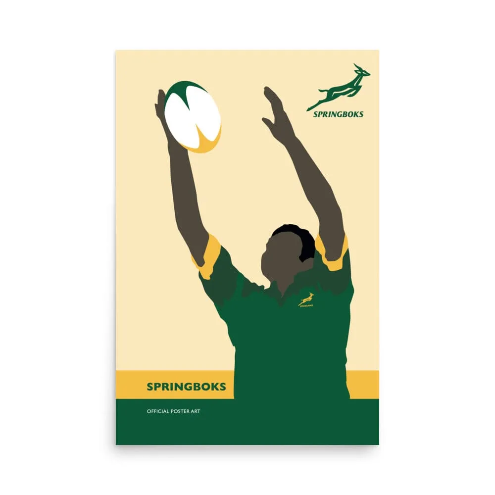 Springboks Catch Poster