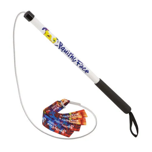 Squishy Face Studio Flirt Pole V2 Dog Toy with Lure