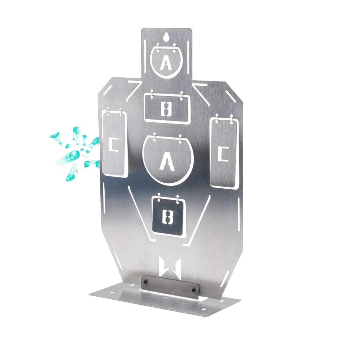 Stainless Steel Silhouette Standing Target