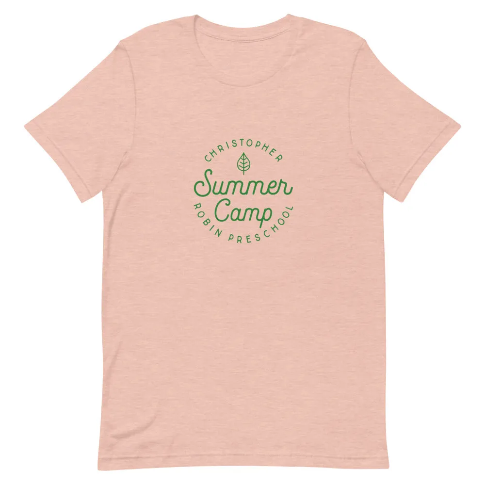 Summer Camp Short-Sleeve Unisex T-shirt, Green Logo