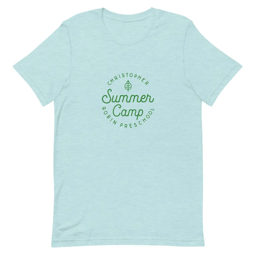 Summer Camp Short-Sleeve Unisex T-shirt, Green Logo
