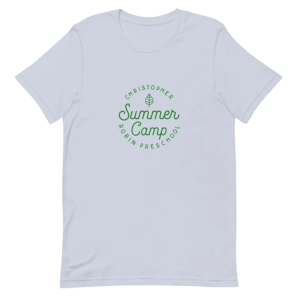 Summer Camp Short-Sleeve Unisex T-shirt, Green Logo