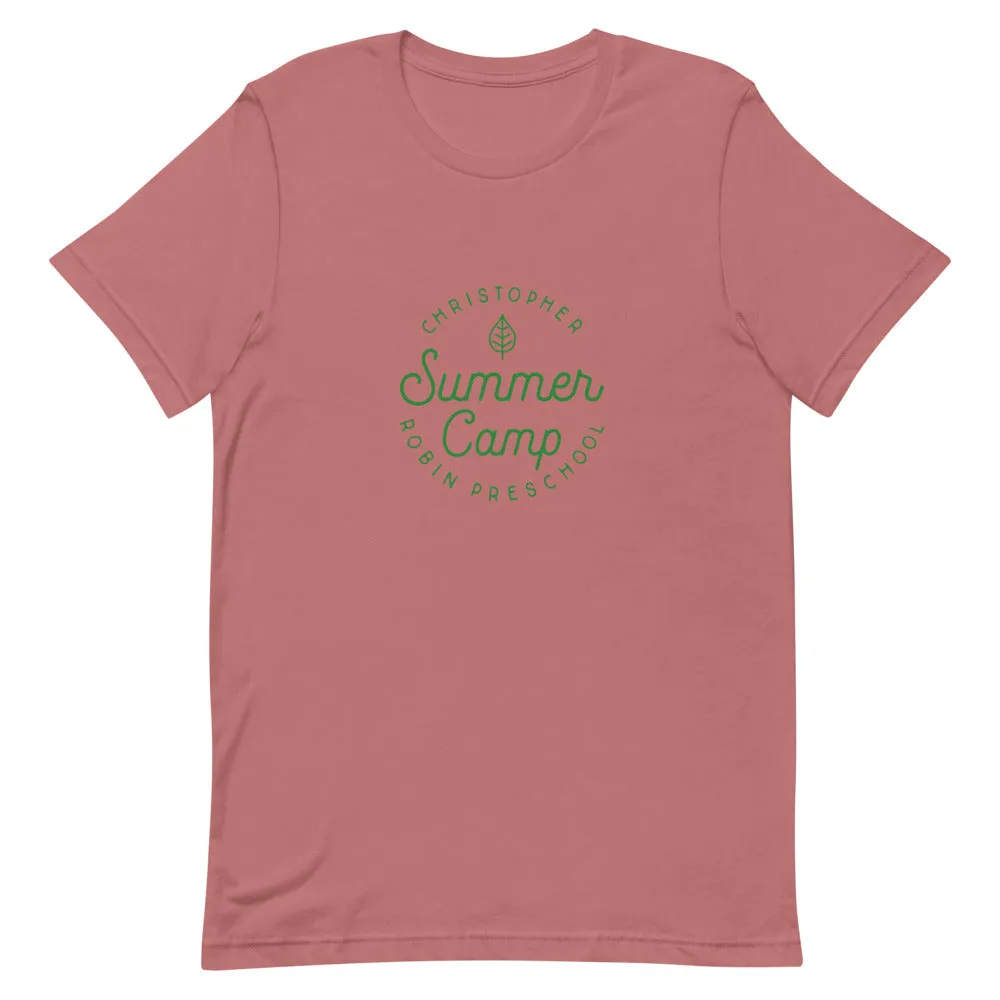 Summer Camp Short-Sleeve Unisex T-shirt, Green Logo