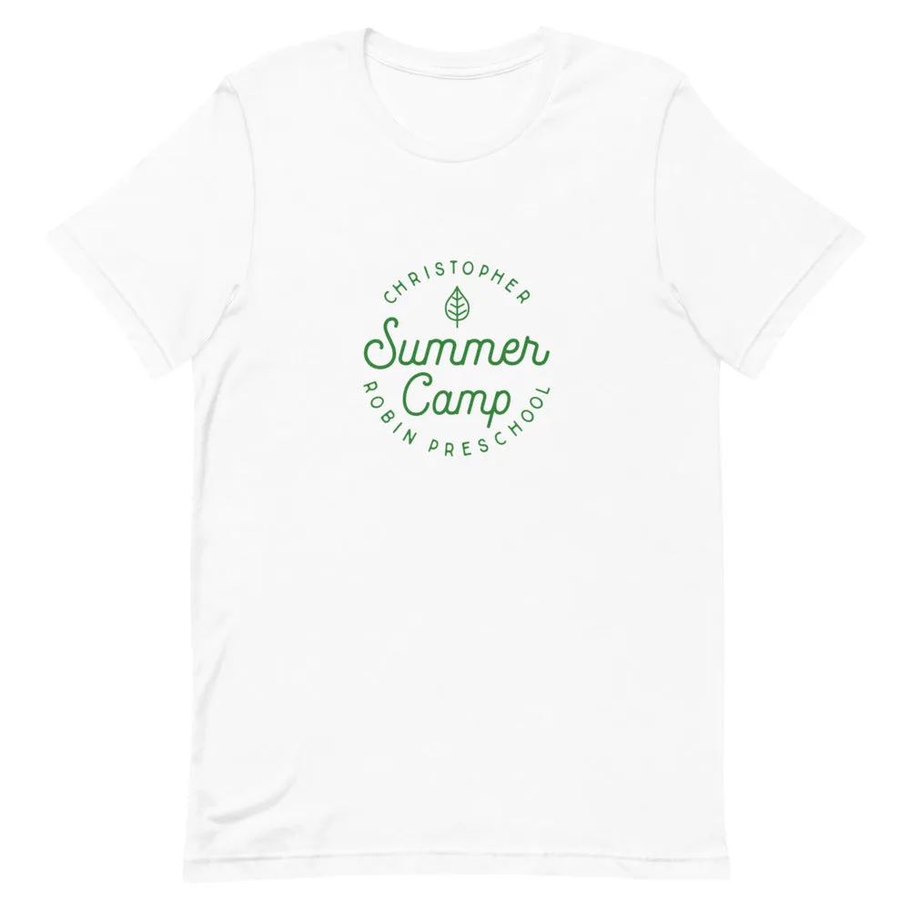 Summer Camp Short-Sleeve Unisex T-shirt, Green Logo