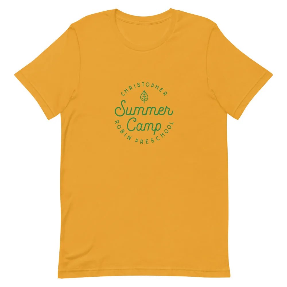 Summer Camp Short-Sleeve Unisex T-shirt, Green Logo