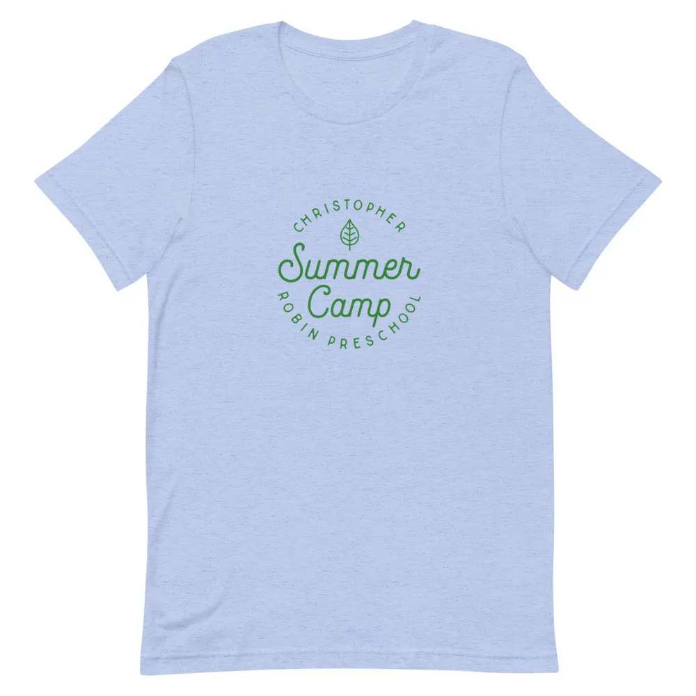 Summer Camp Short-Sleeve Unisex T-shirt, Green Logo