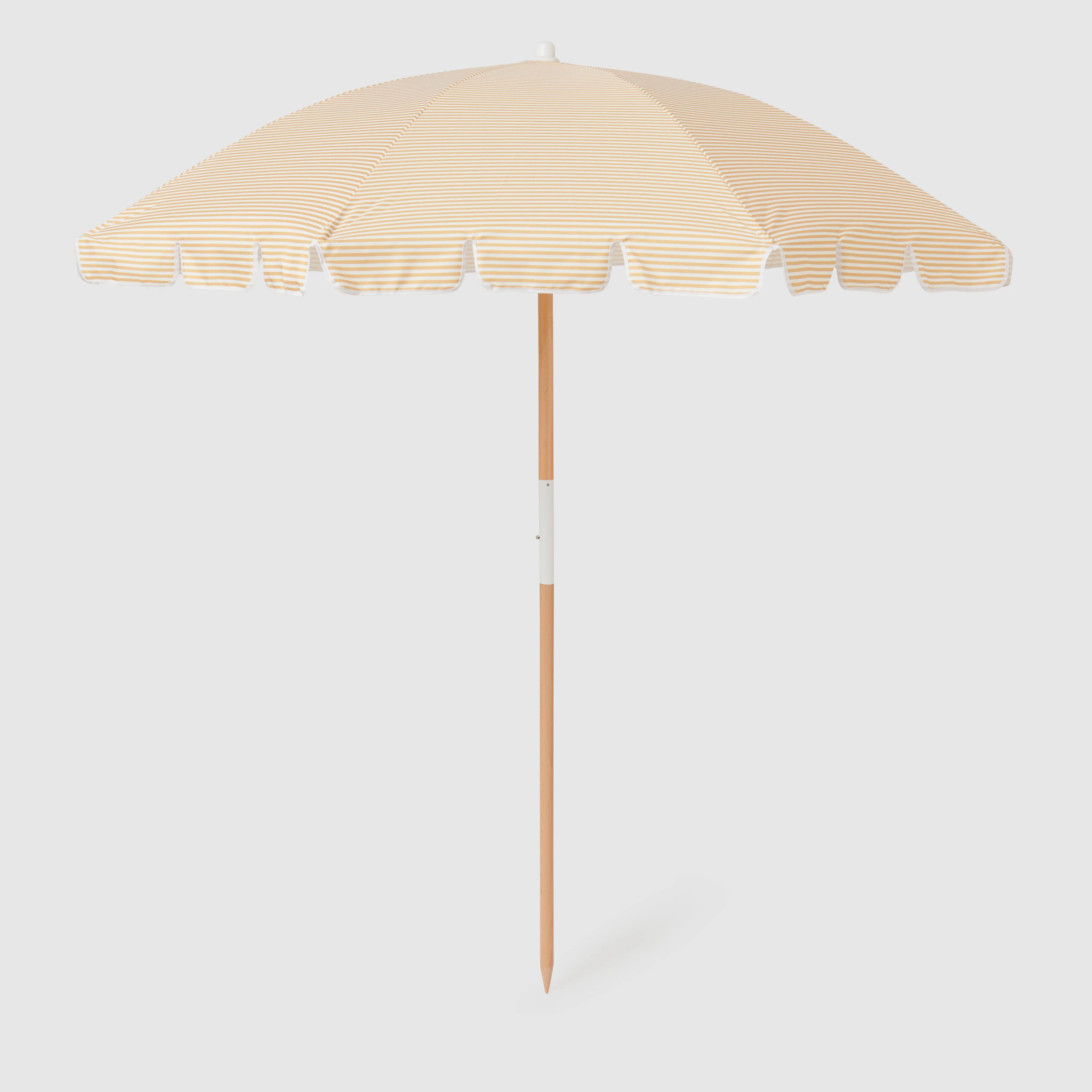 SUNNYLIFE BEACH UMBRELLA - MANGO BAY GOLDEN MUSTARD