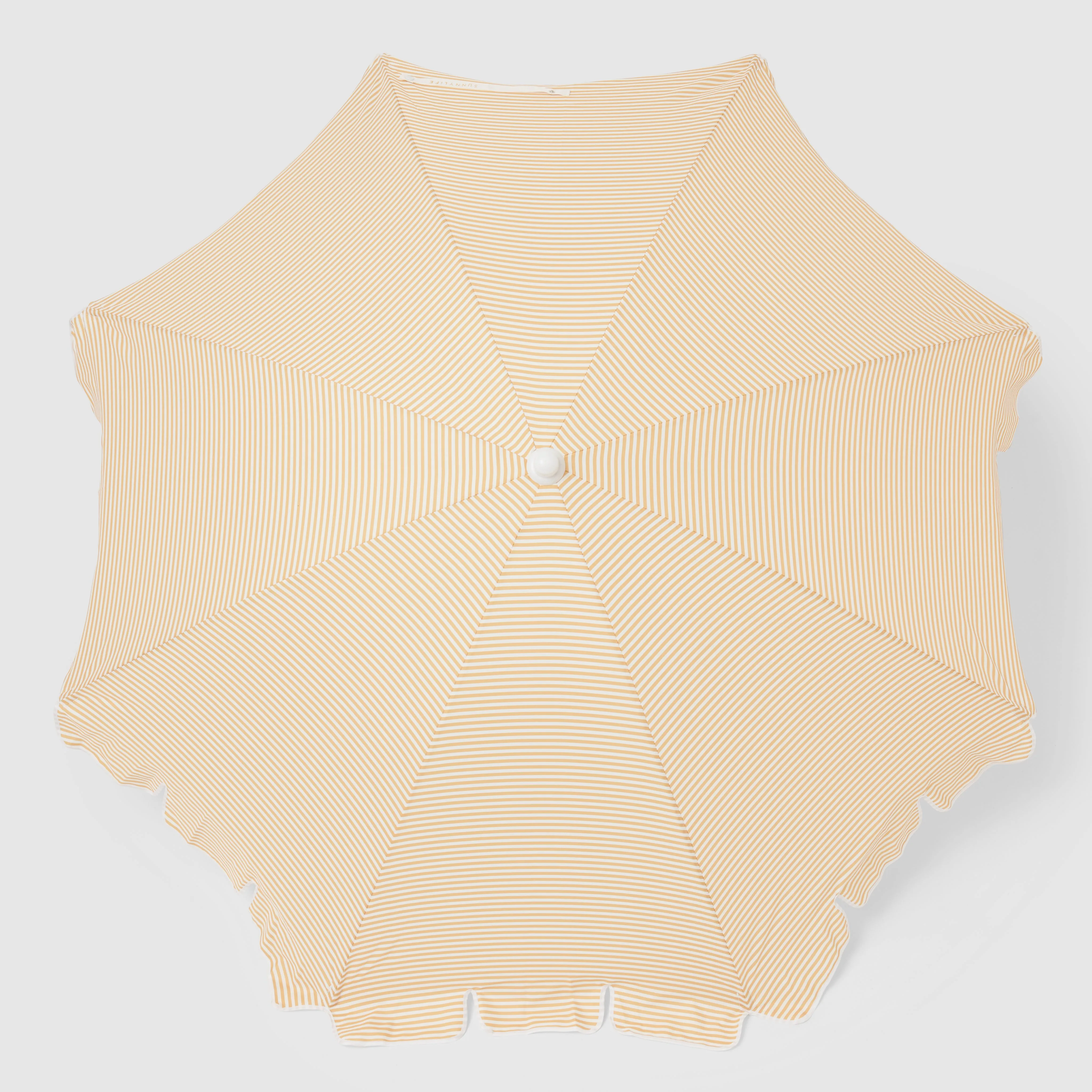 SUNNYLIFE BEACH UMBRELLA - MANGO BAY GOLDEN MUSTARD