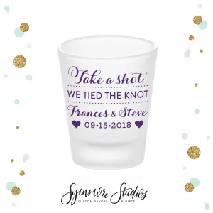 Take A Shot - Frosted Shot Glass #4F