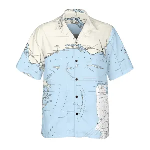 The Biloxi to Chandeleur Coconut Button Camp Shirt