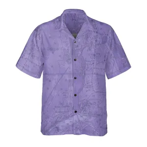 The Boca Grande Lavender Coconut Button Camp Shirt