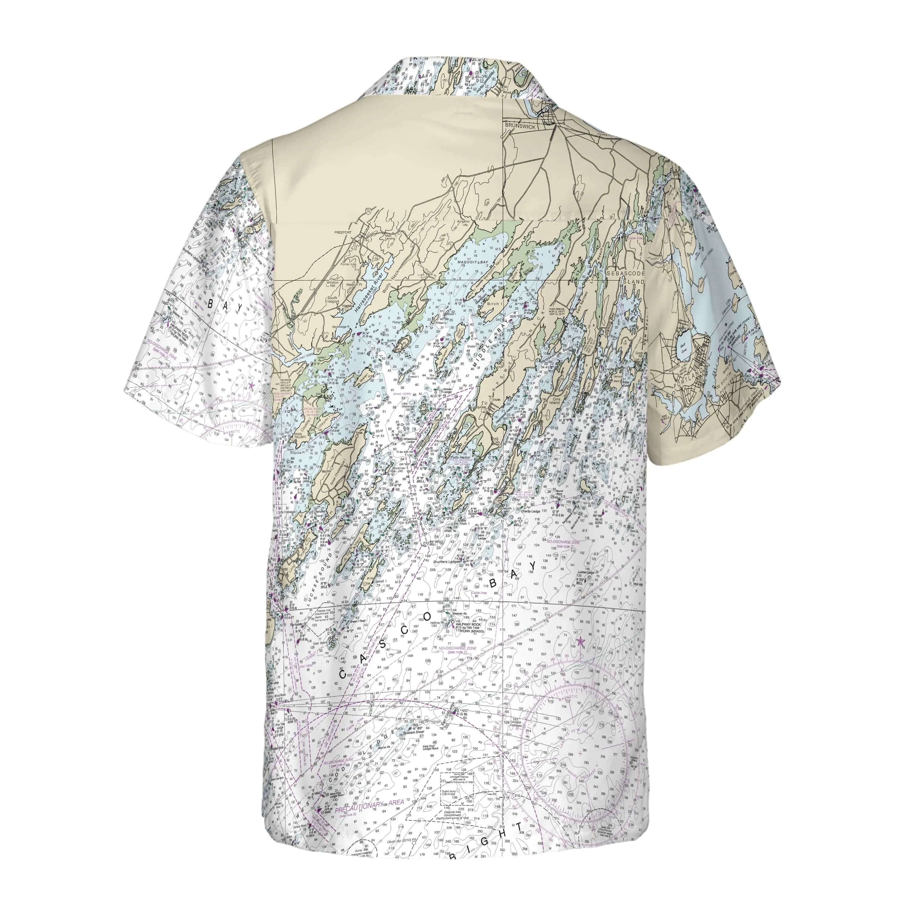 The Casco Bay Coconut Button Camp Shirt