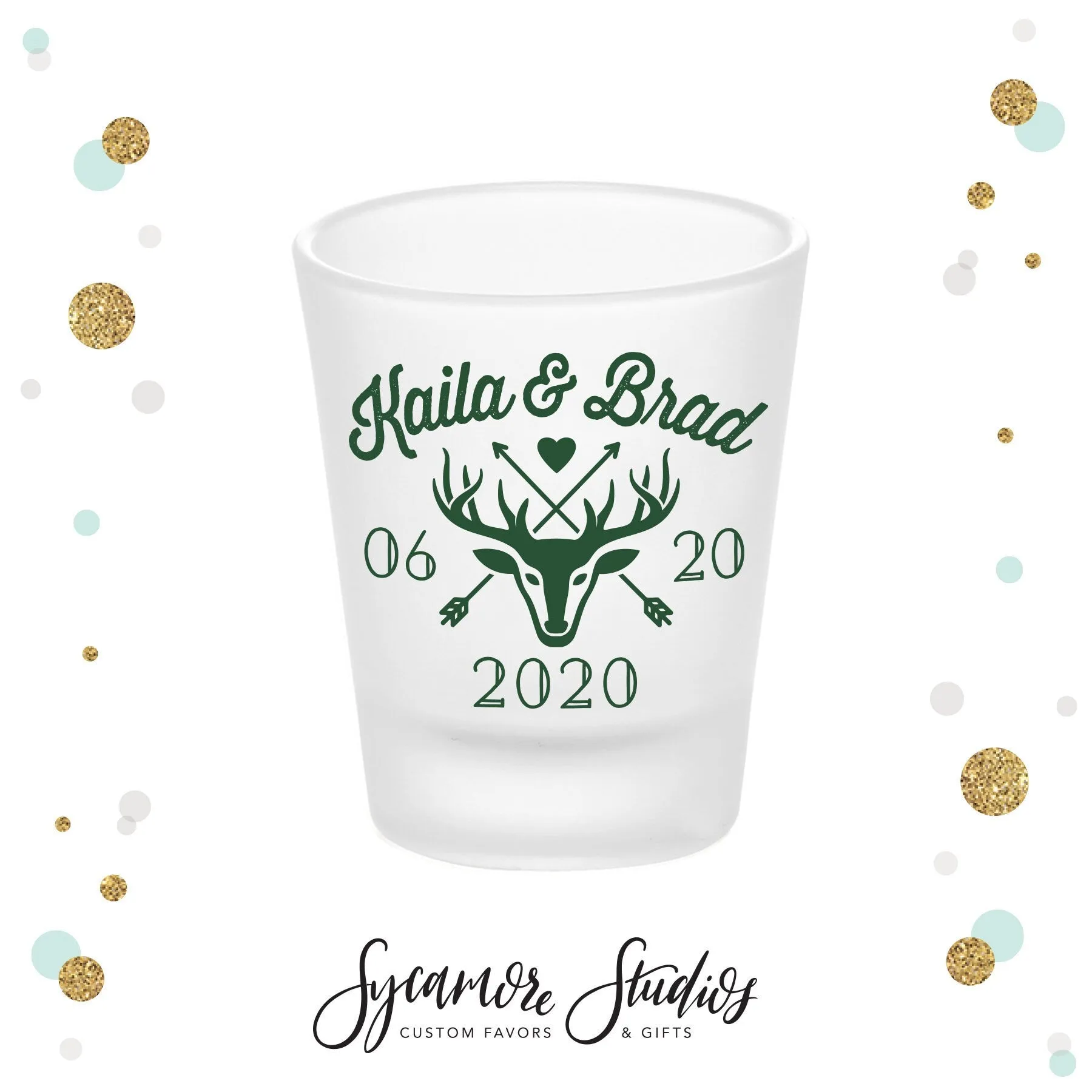 The Hunt is Over - Frosted Shot Glass #54F