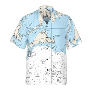 The Martha's Vineyard Mariner Coconut Button Camp Shirt