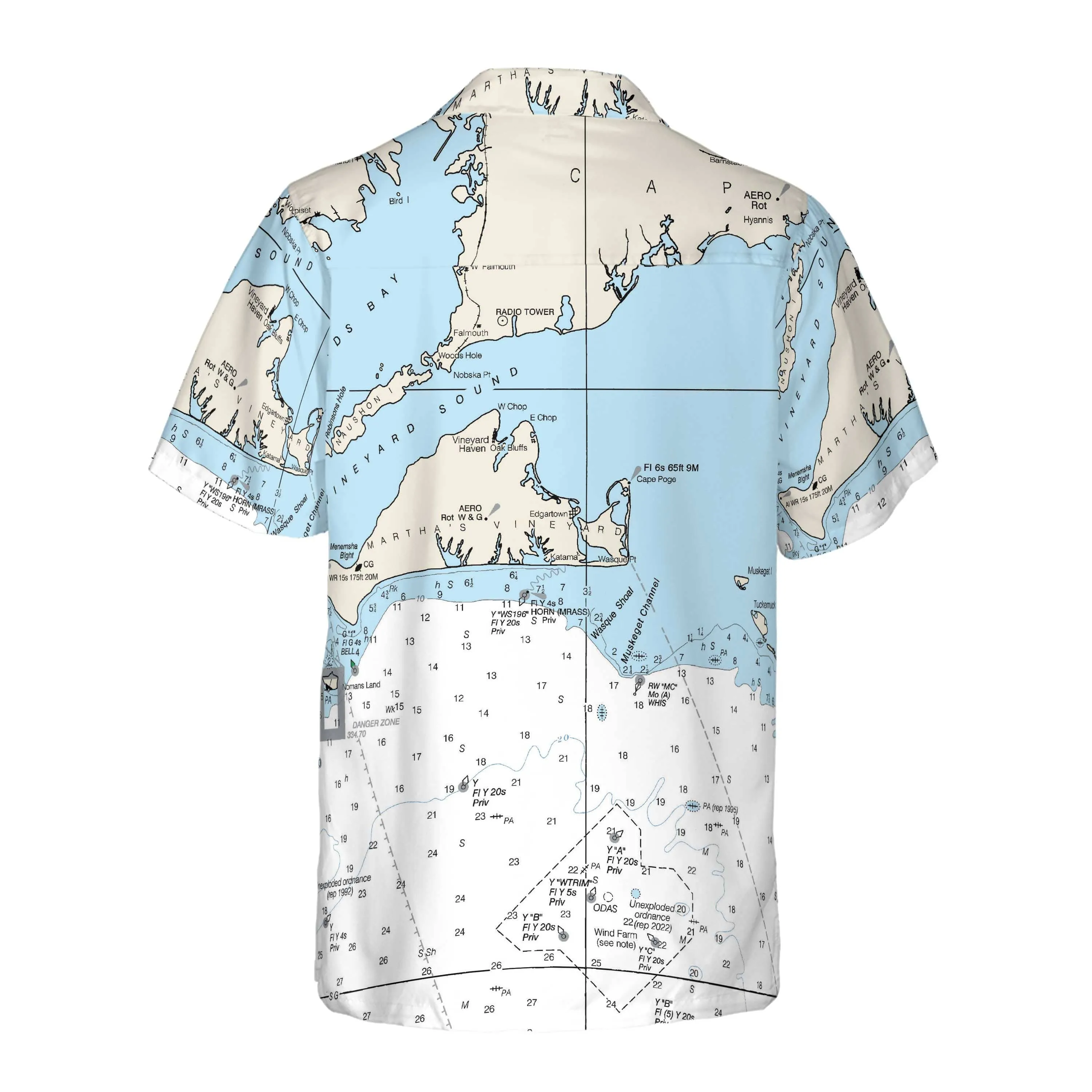 The Martha's Vineyard Mariner Coconut Button Camp Shirt