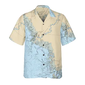 The Suwannee River Coconut Button Camp Shirt
