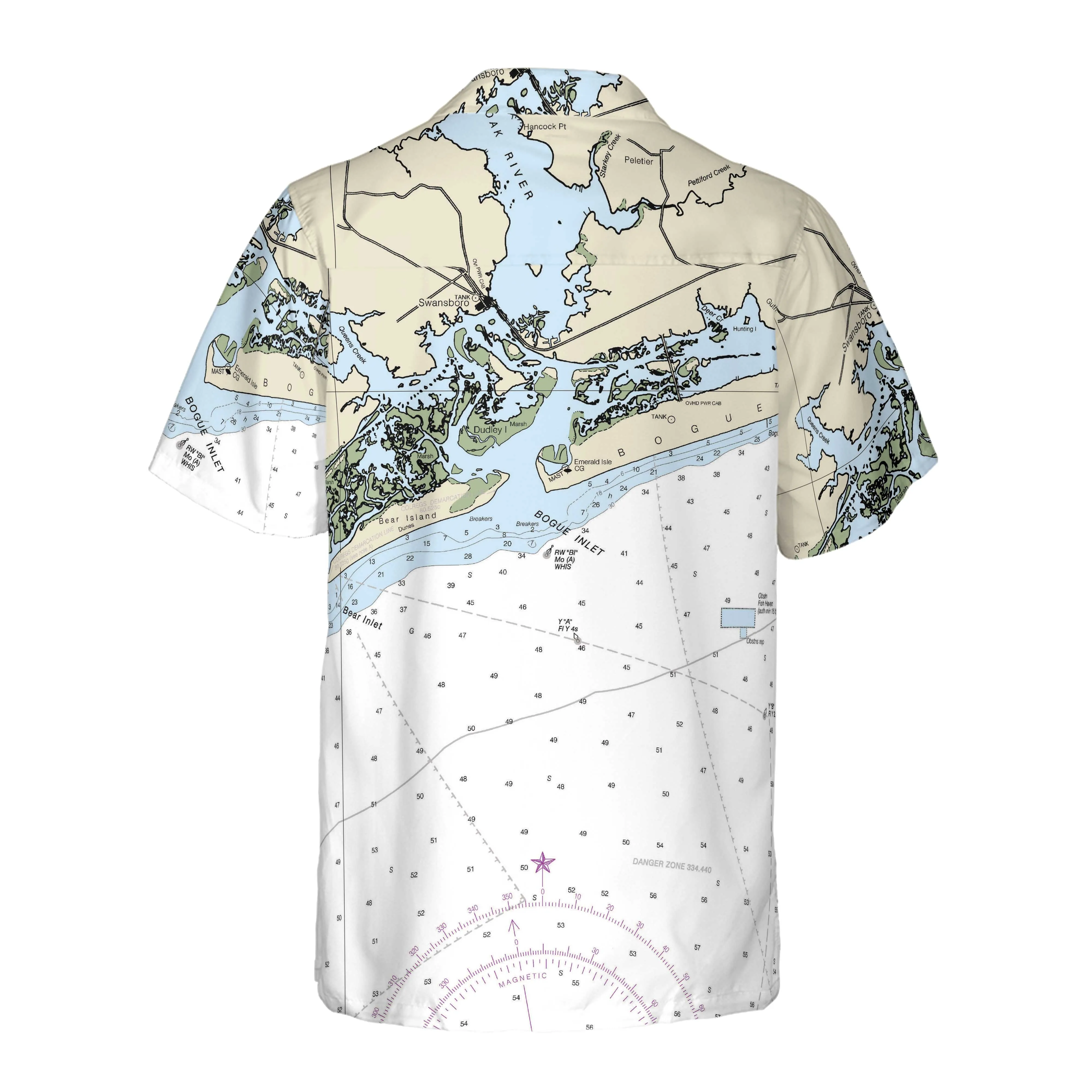 The Swansboro Navigator Coconut Button Camp Shirt