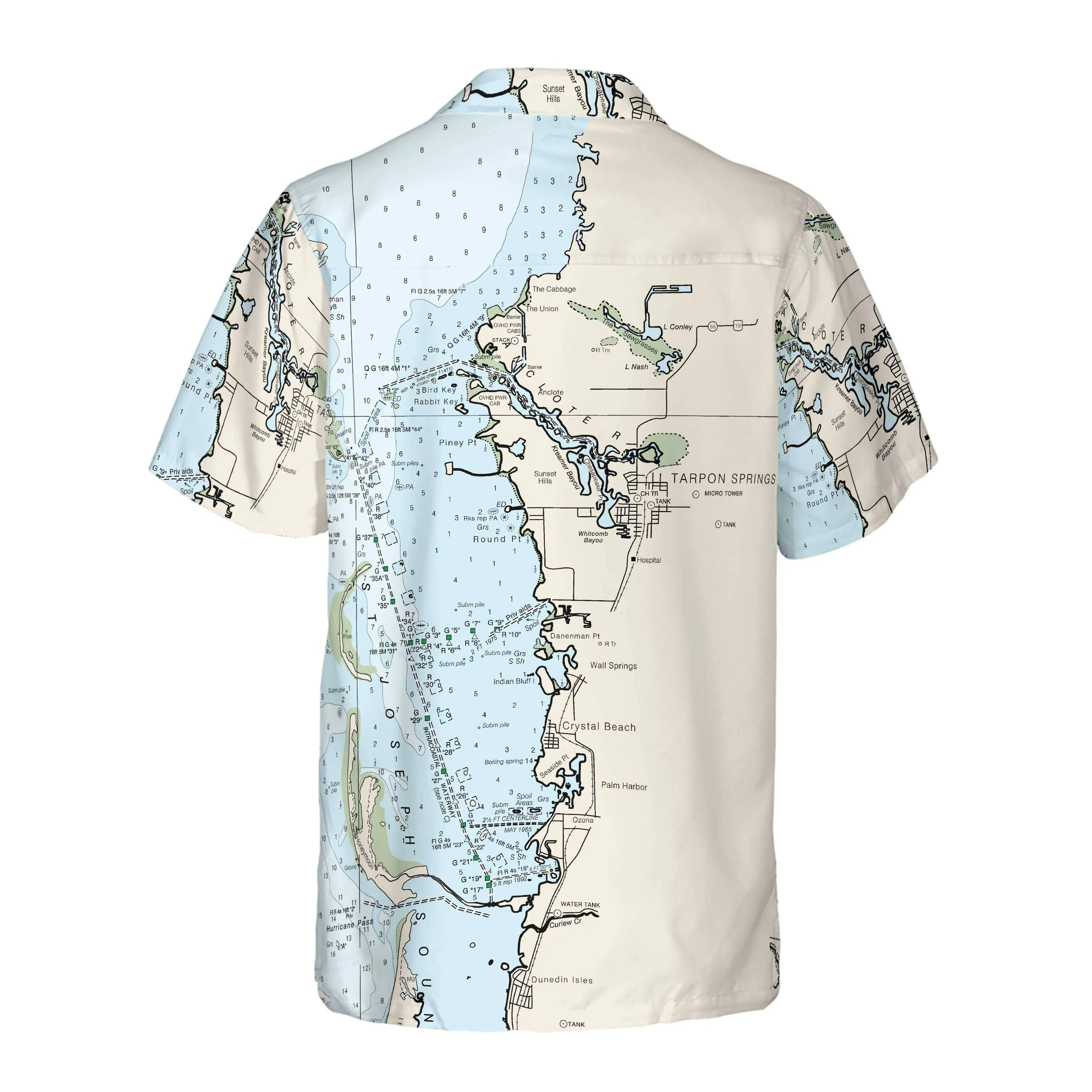 The Tarpon Springs Coconut Button Camp Shirt