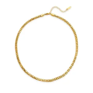 Thick Water Resistant Necklace 806NK143GD
