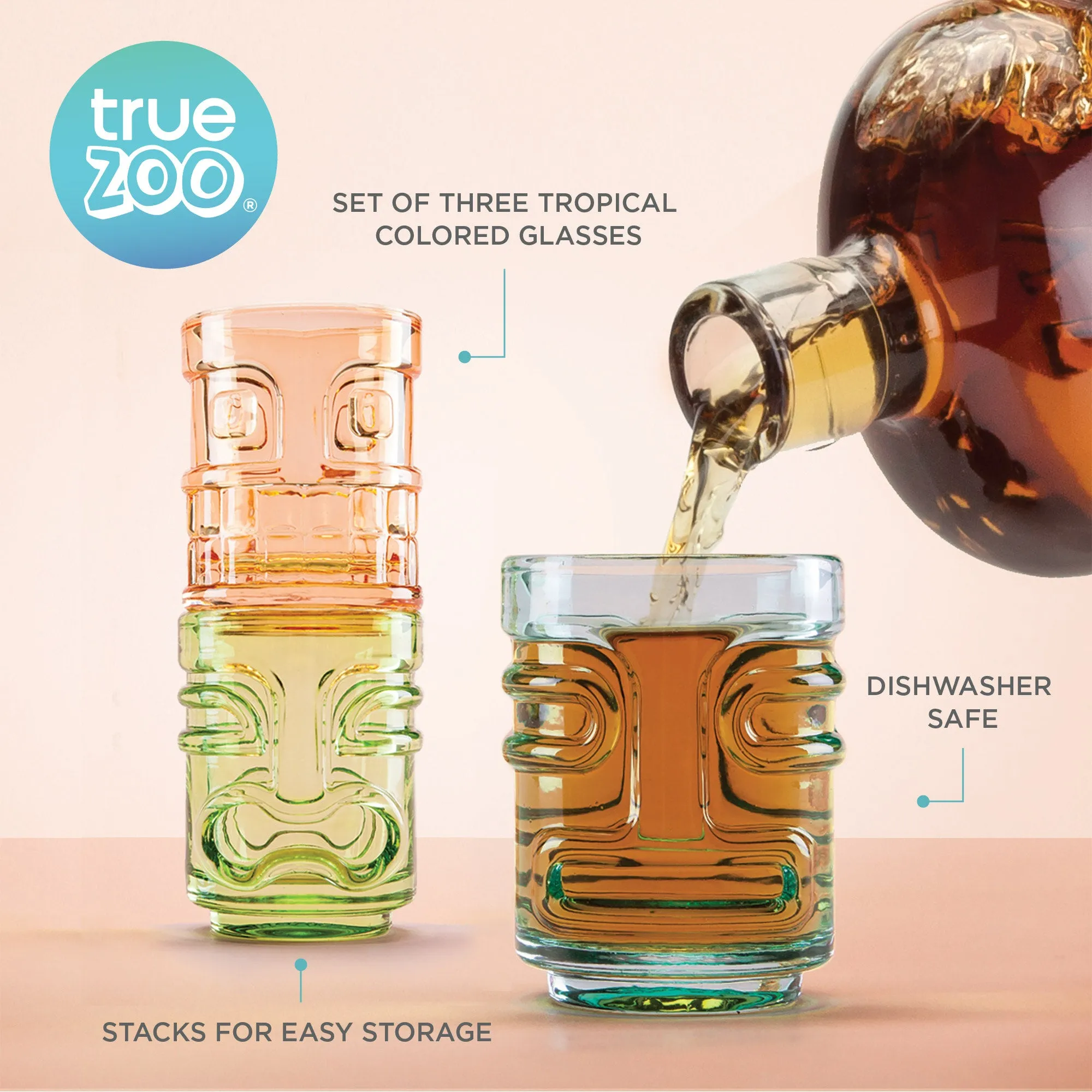 TIKI TRIO SHOT GLASSES