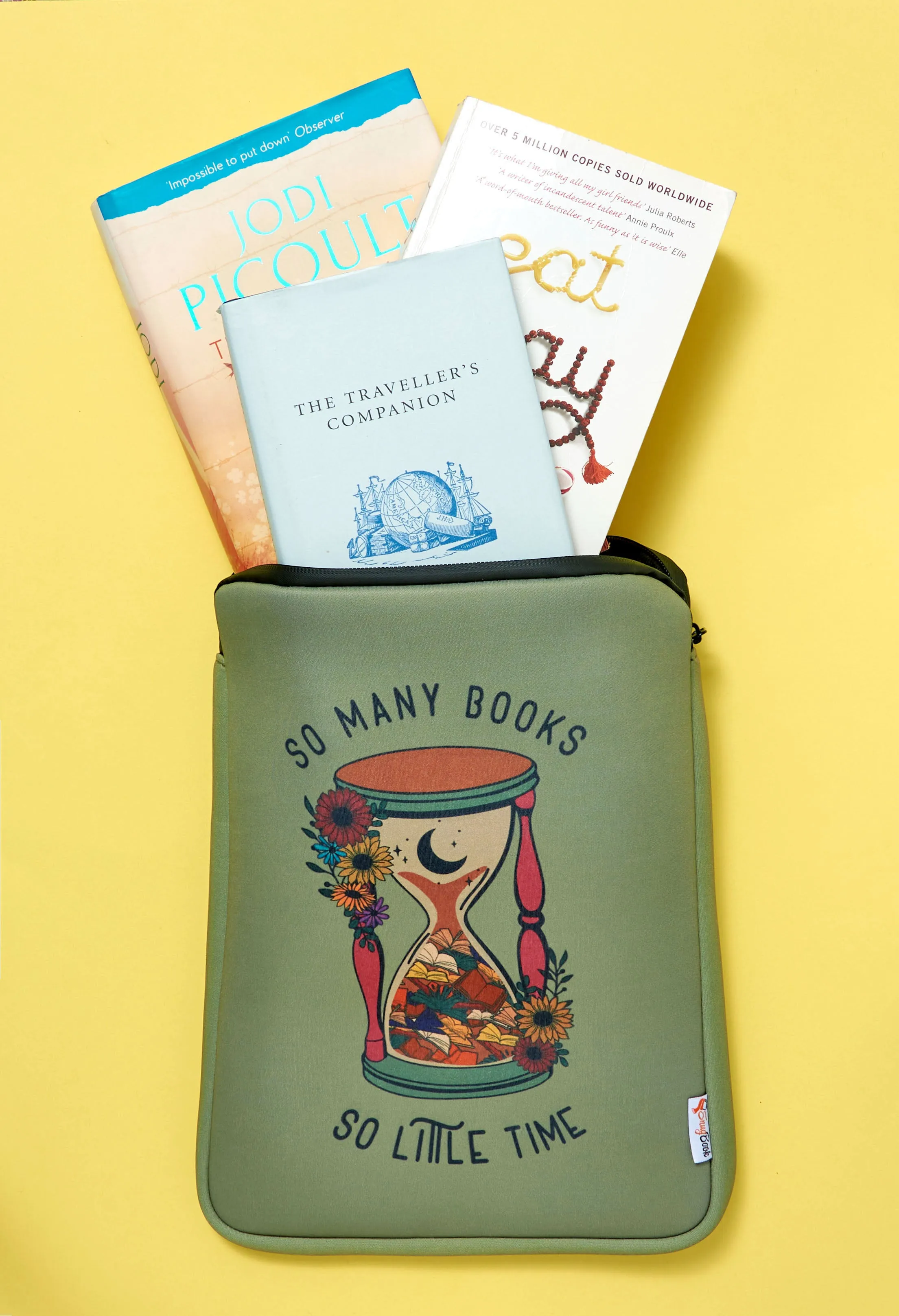 Too Many Books - Water resistant Book Pouch