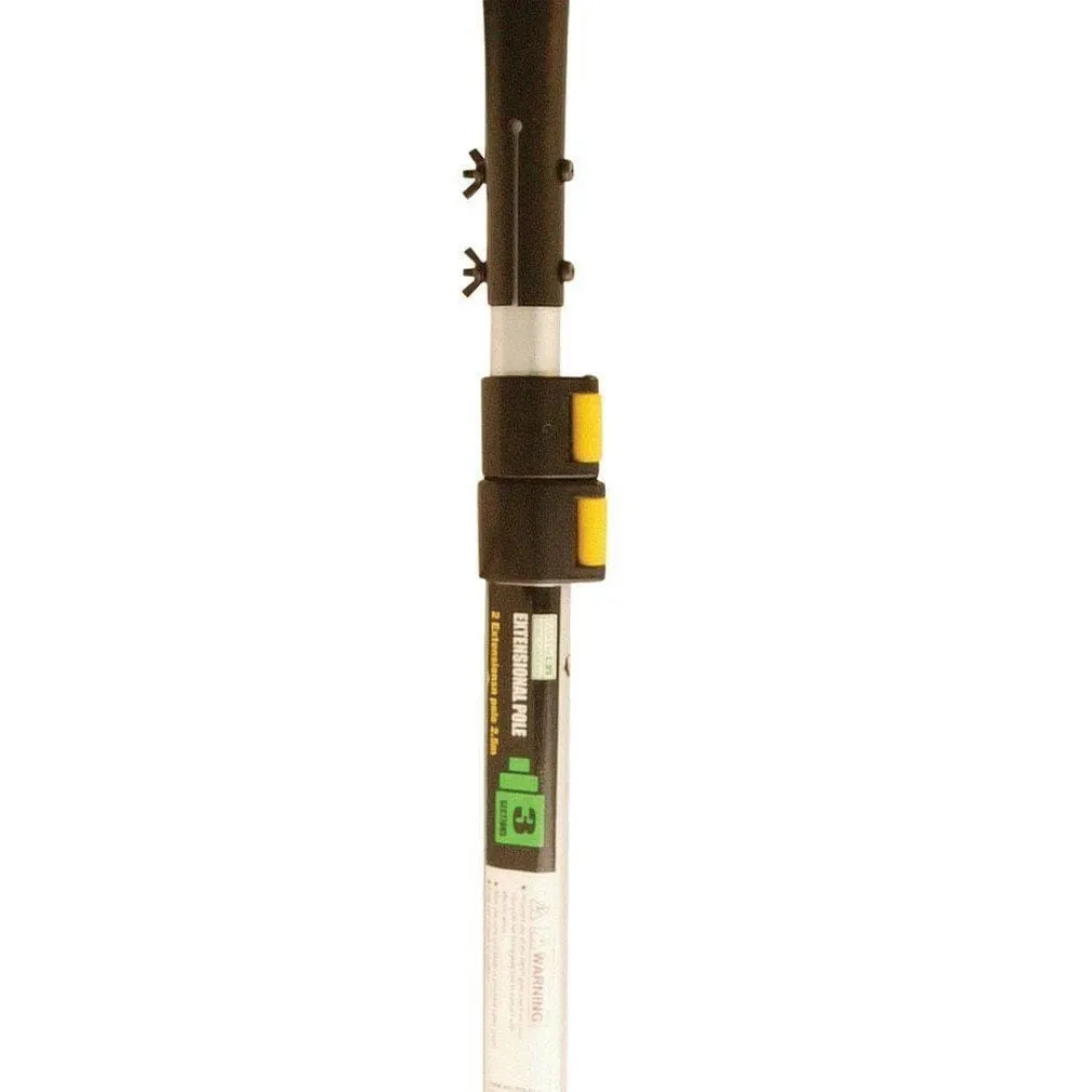Tree Saw Pruner 2.5 Metre Branch Cutting  Aluminium Pole - Extending Telescopic