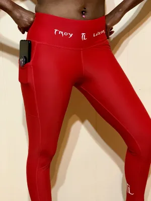 Troy Luxor Women's High Waist Leggings With Pockets