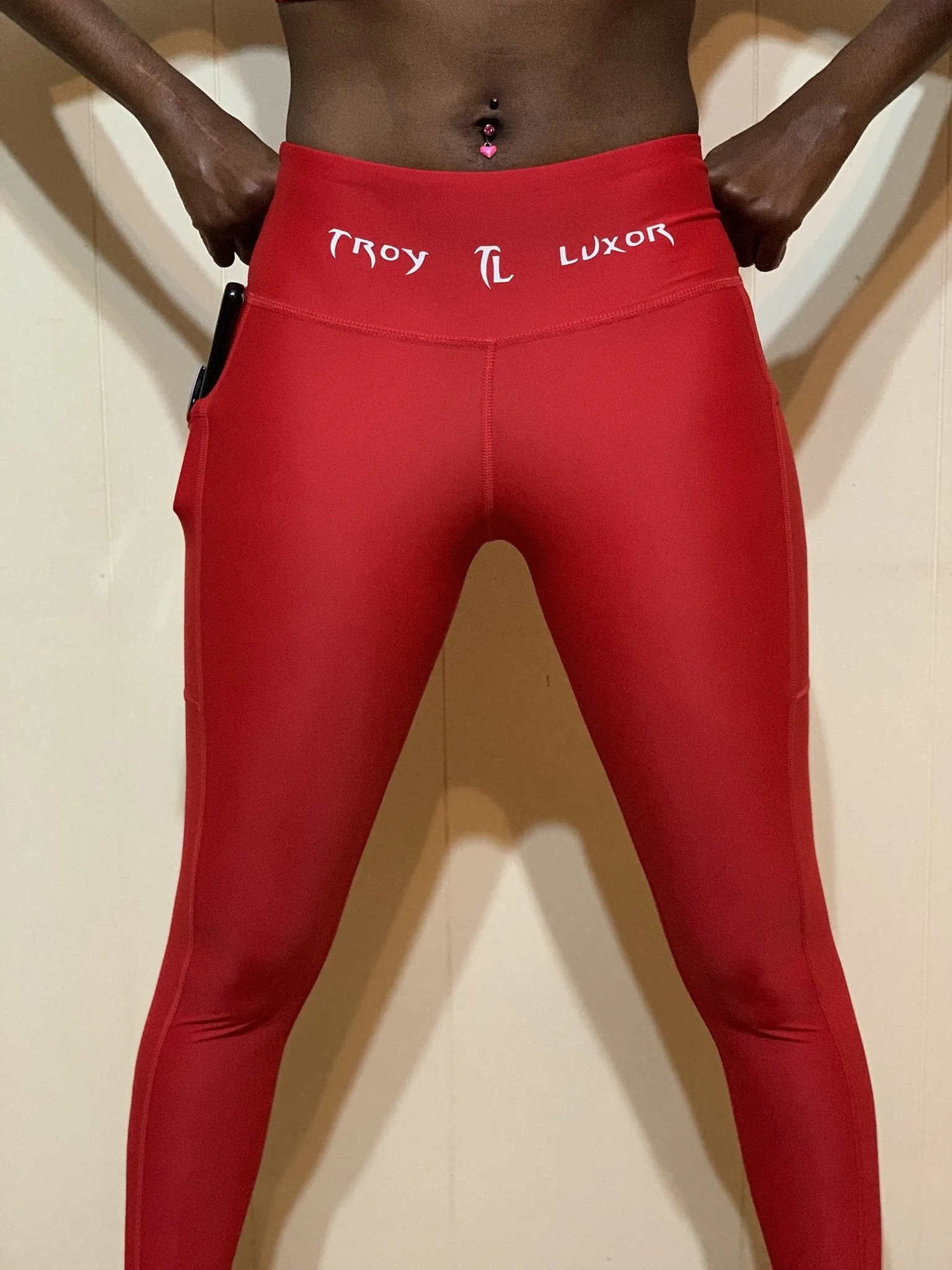Troy Luxor Women's High Waist Leggings With Pockets
