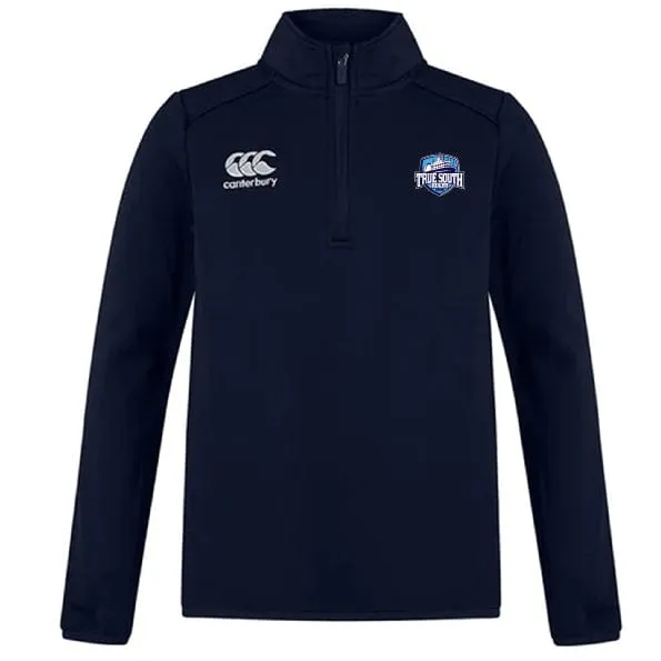 True South Rugby Union Club 1/4 Zip Mid Layer Training Top by Canterbury