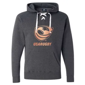 USA Rugby Bronze Sport Laced Hockey Hoodie