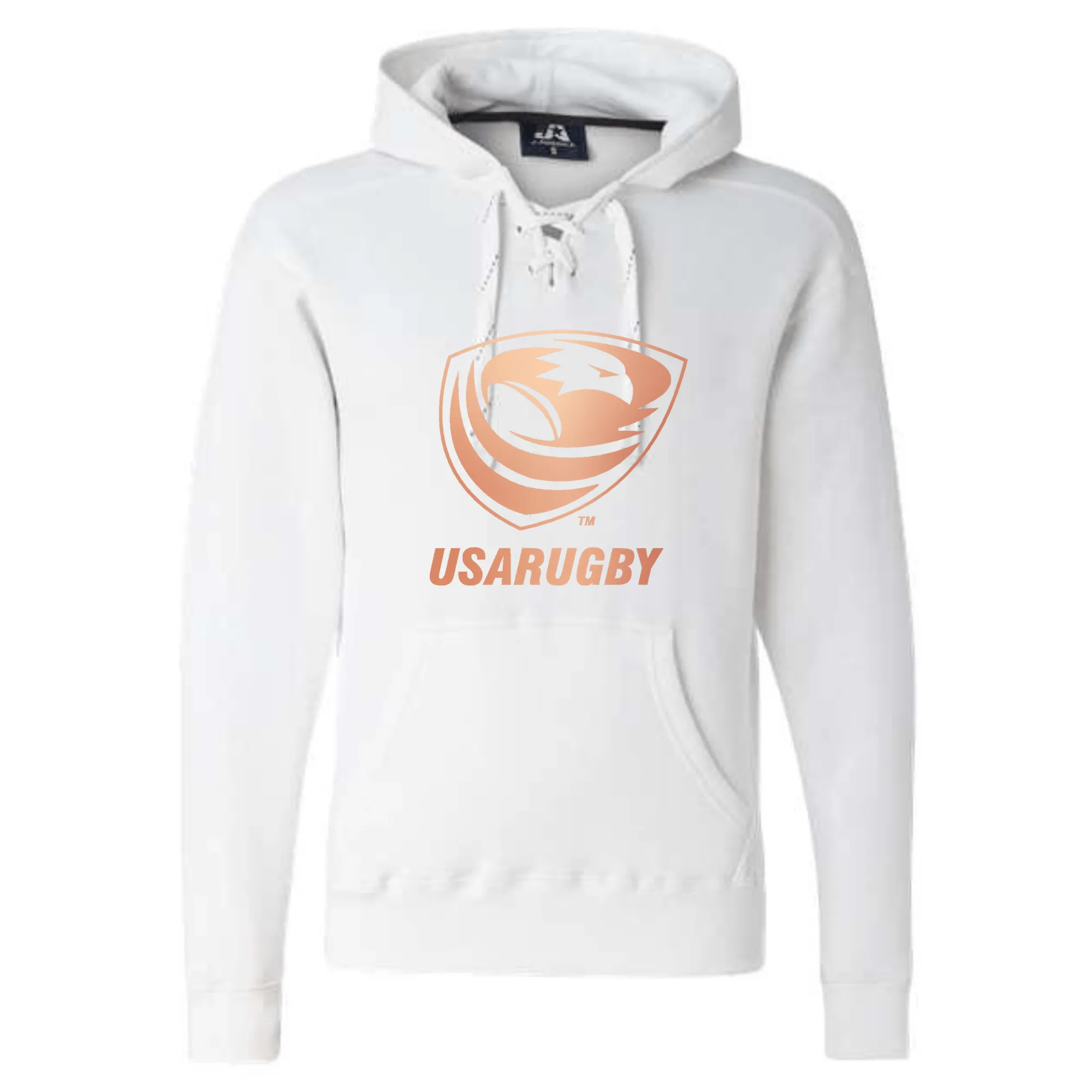 USA Rugby Bronze Sport Laced Hockey Hoodie
