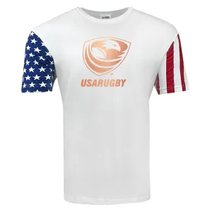 USA Rugby Bronze Stars and Stripes Supersoft T-Shirt