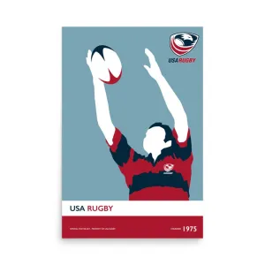 USA Rugby Catch Poster