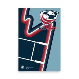 USA Rugby Victory Road Poster