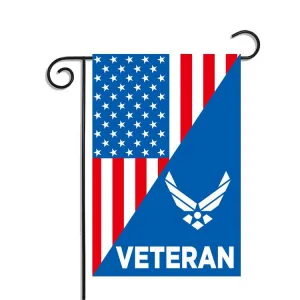 USAF Veteran Air Force Garden Flag 12.5 X 18 Inches