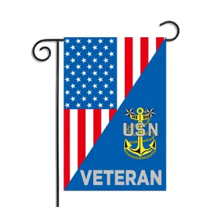 USN Veteran Navy Garden Flag 12.5 X 18 Inches