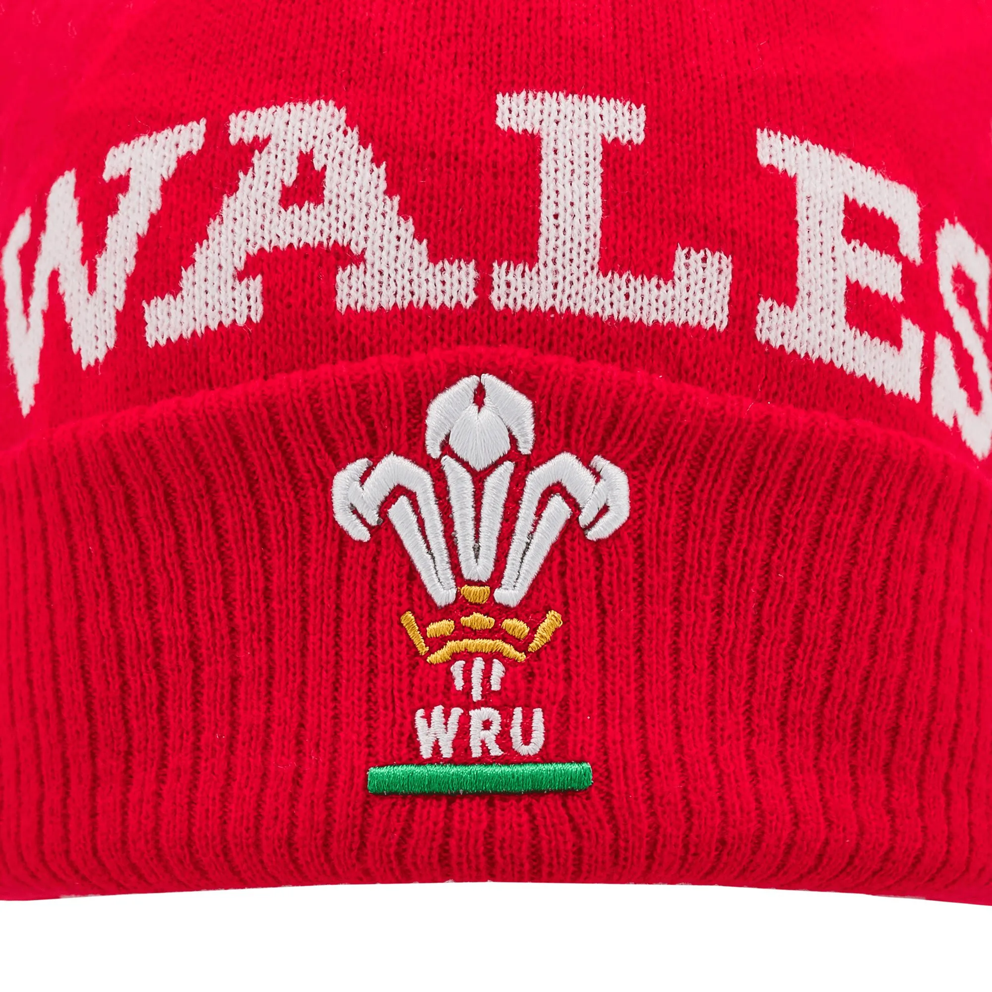 Wales 24/25 CYMRU Pom Pom Beanie by Macron