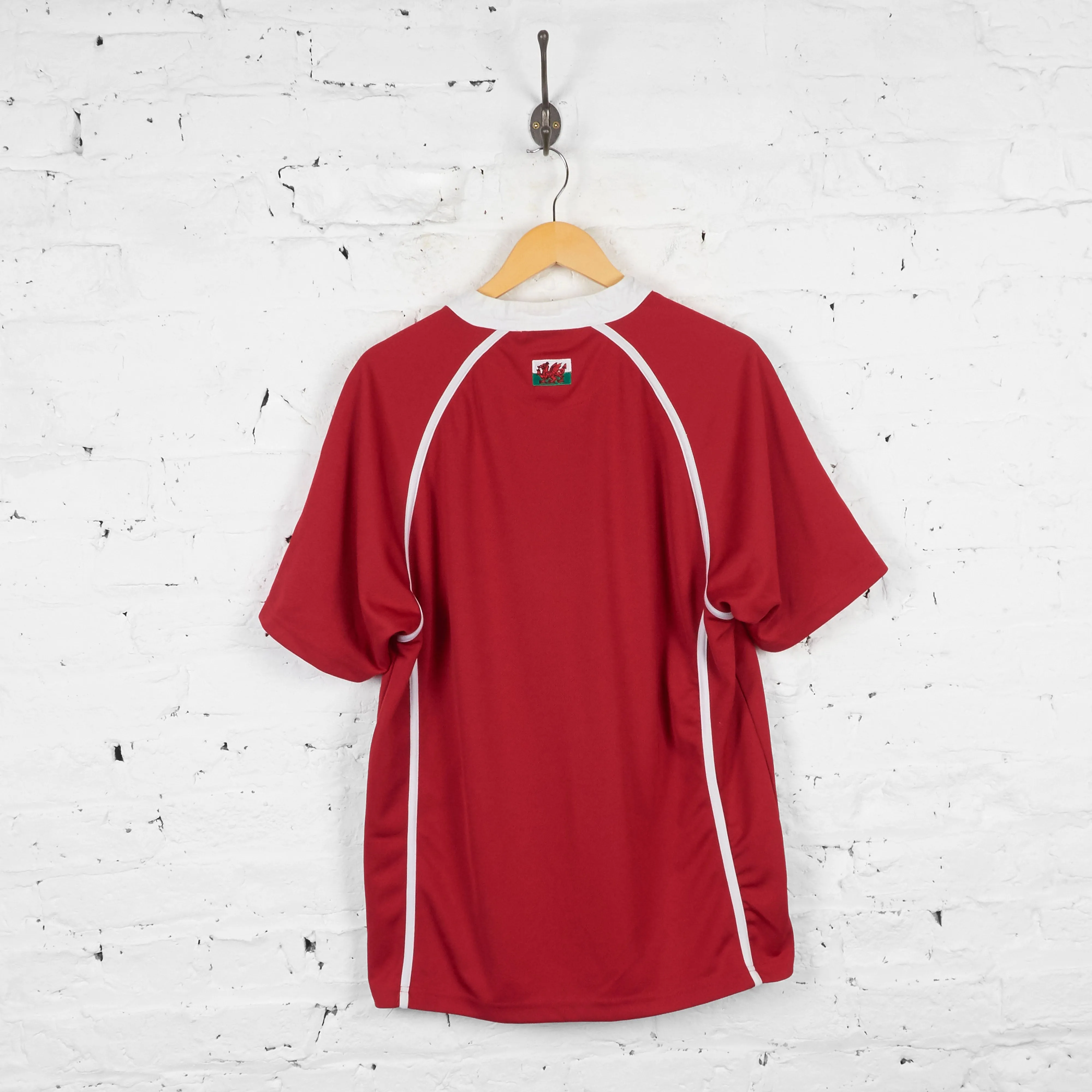 Wales Home Rugby Shirt - Red - L