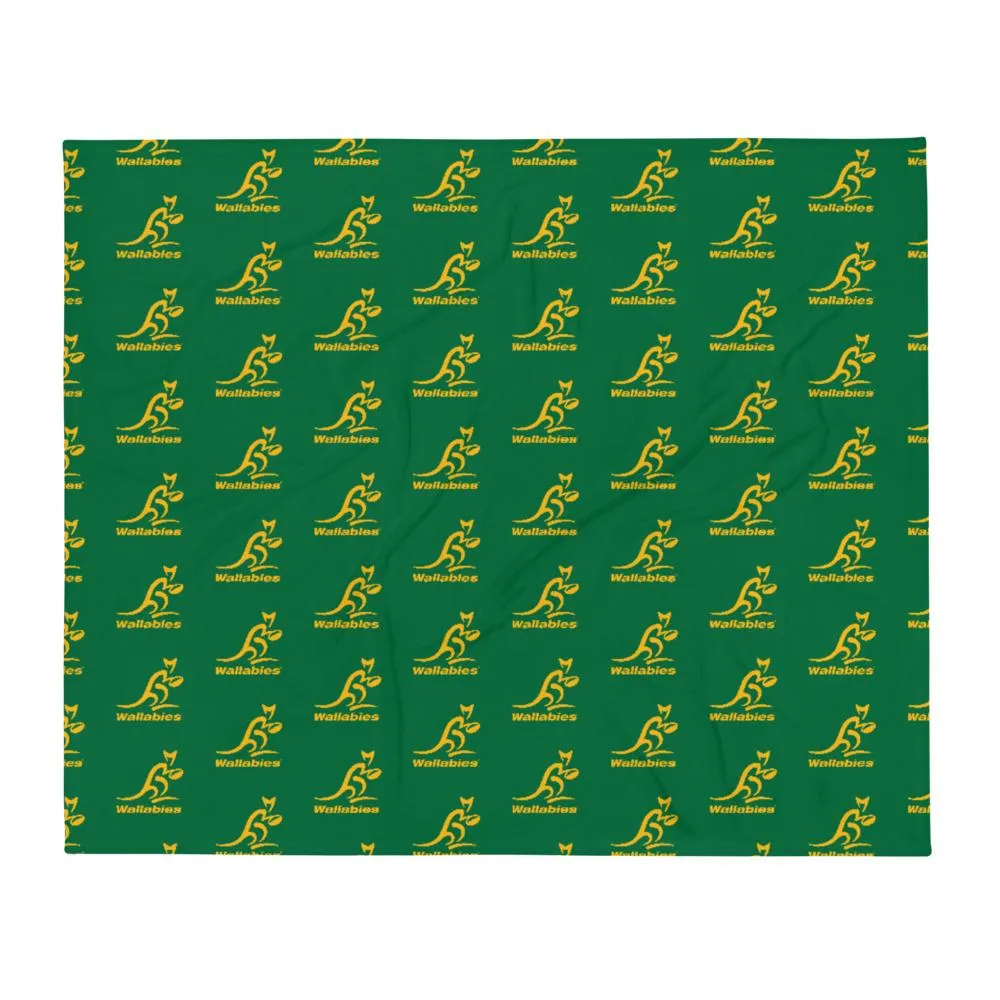 Wallabies Throw Blanket