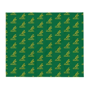 Wallabies Throw Blanket