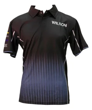 Wilson Breathable Polo Shirt  2020 Black-Blue Mens