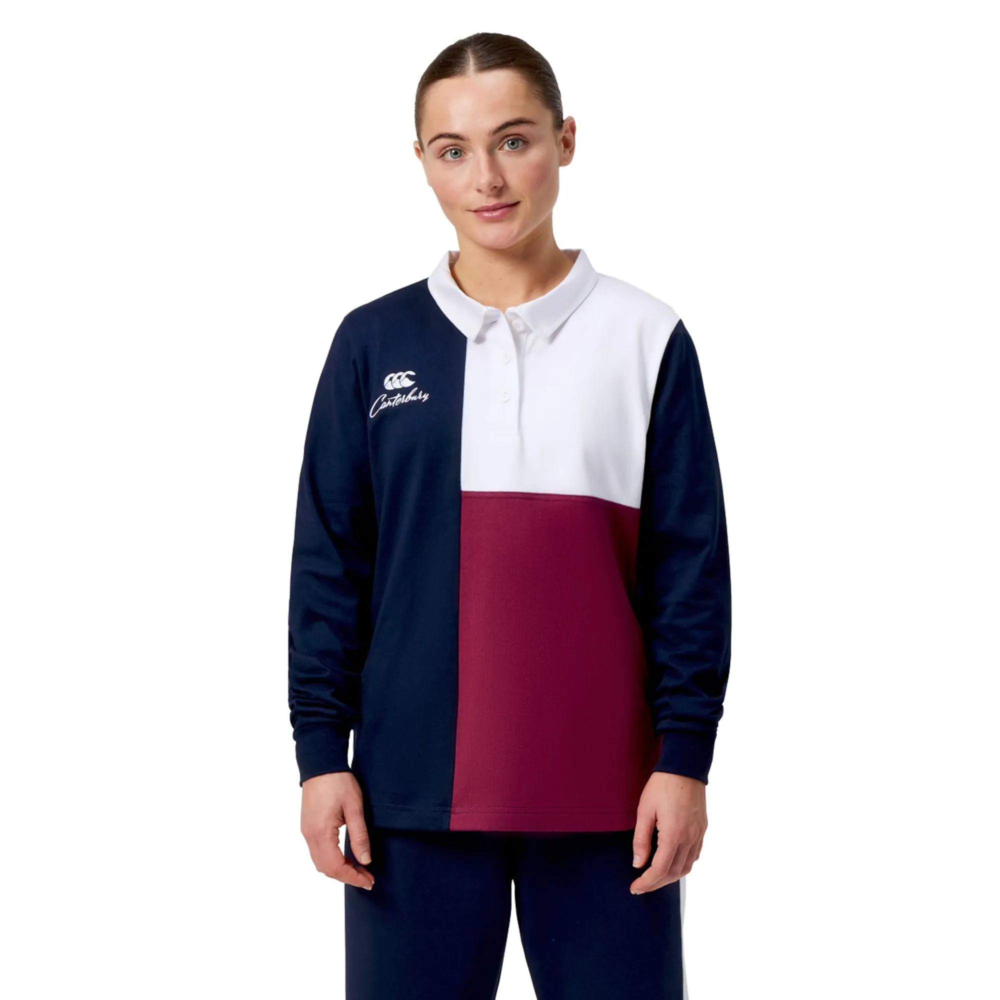 Women's Canterbury Harlequin Weber Long Sleeve Rugby Jersey