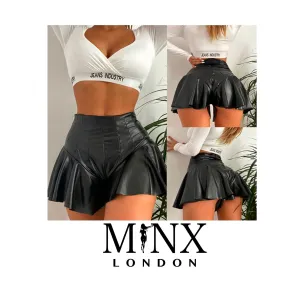 Womens Leather Skirt | Leather Skorts | Booty Shorts | Hot Pants | Leather Hot Pants | Womens Leather Shorts | Leather Mini Skirt | Skirt