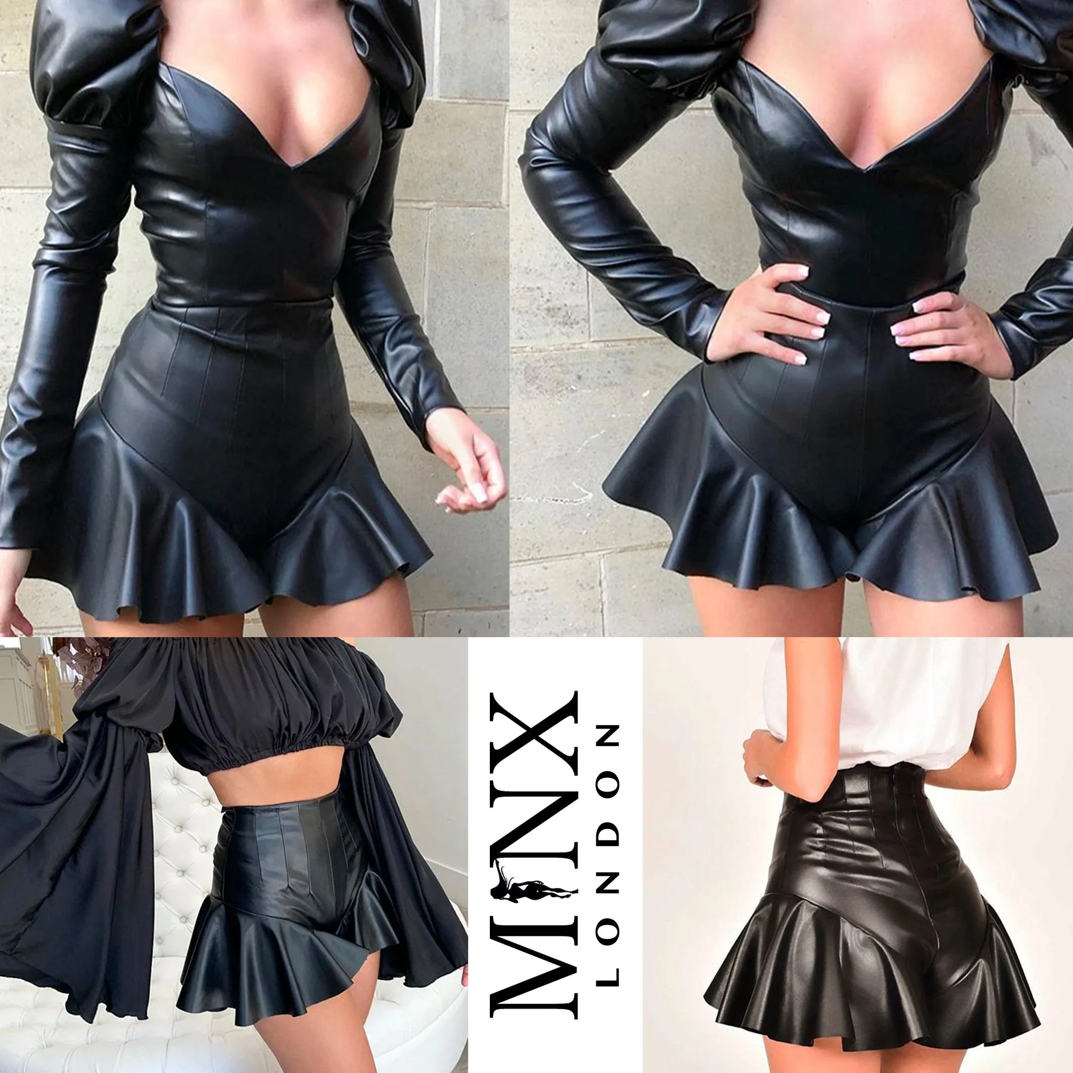 Womens Leather Skirt | Leather Skorts | Booty Shorts | Hot Pants | Leather Hot Pants | Womens Leather Shorts | Leather Mini Skirt | Skirt