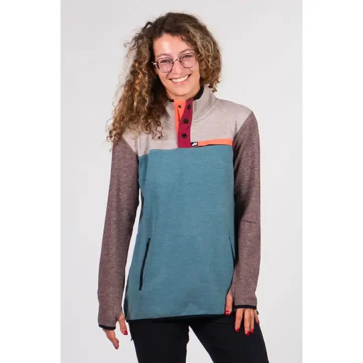 Women's Powell Fleece Pullover, Elastic Waist