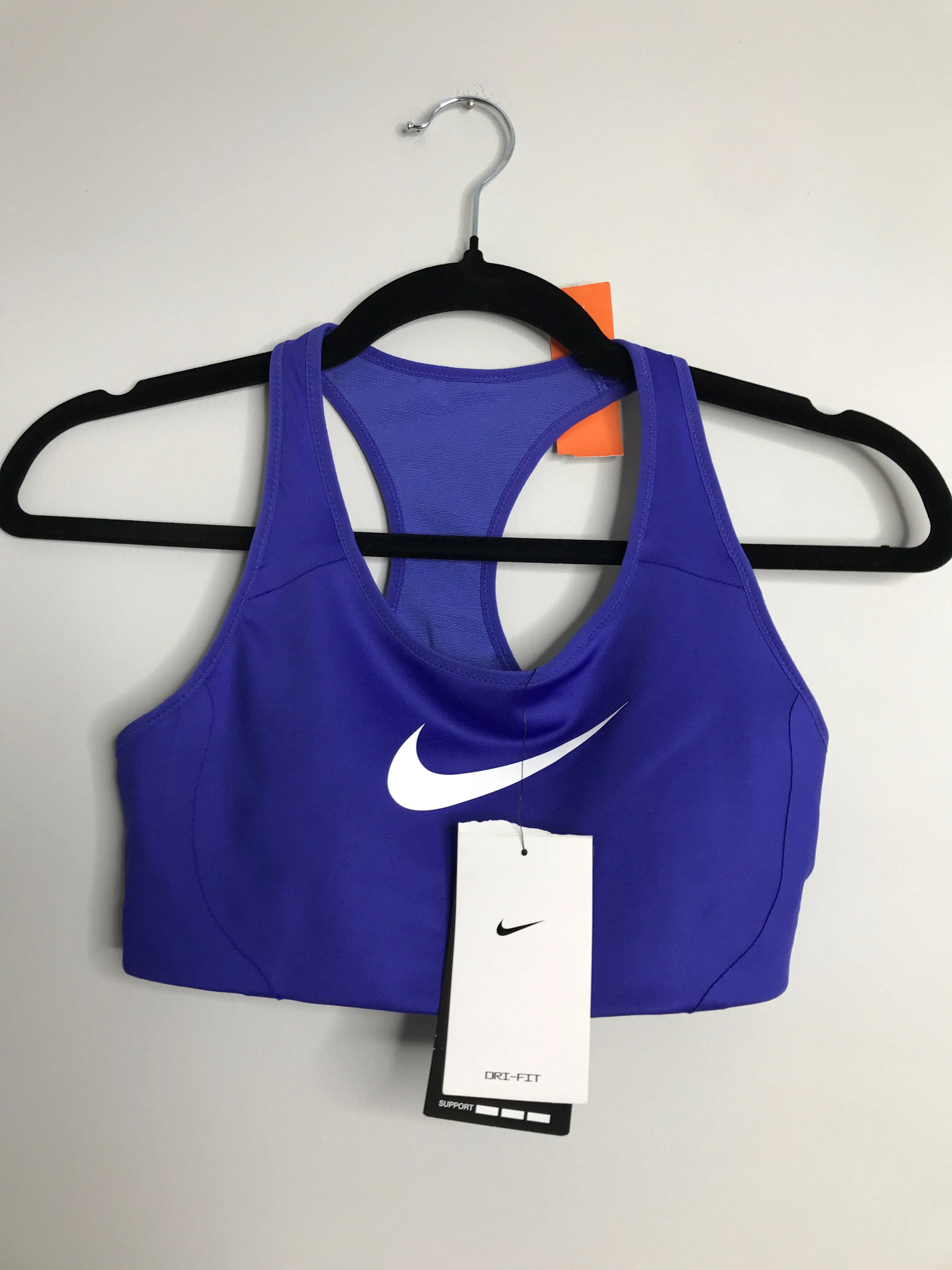 Womens Size Sm Misses Blue Nike NWT Athletic Sports Bra