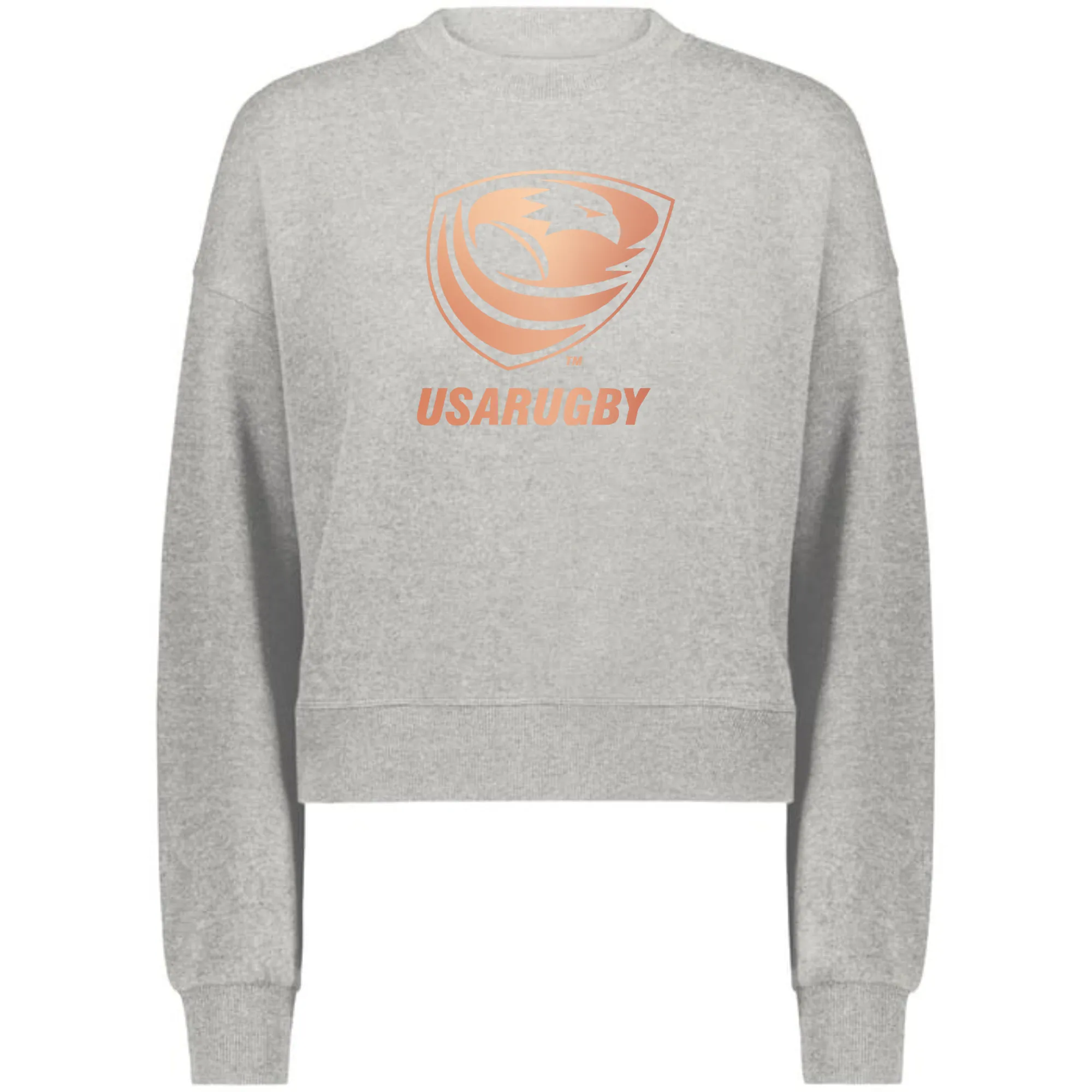 Women's USA Rugby Bronze Slouchy Crew Sweatshirt